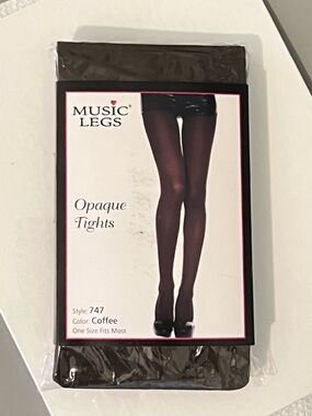 NEW Opaque Tights in Coffee